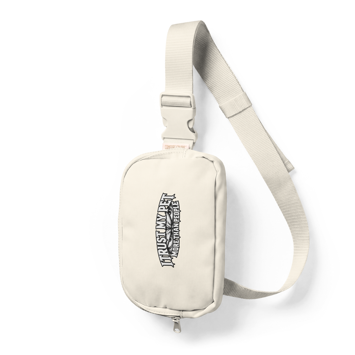 I Trust My Pet™ Nylon Sling Bag, front view