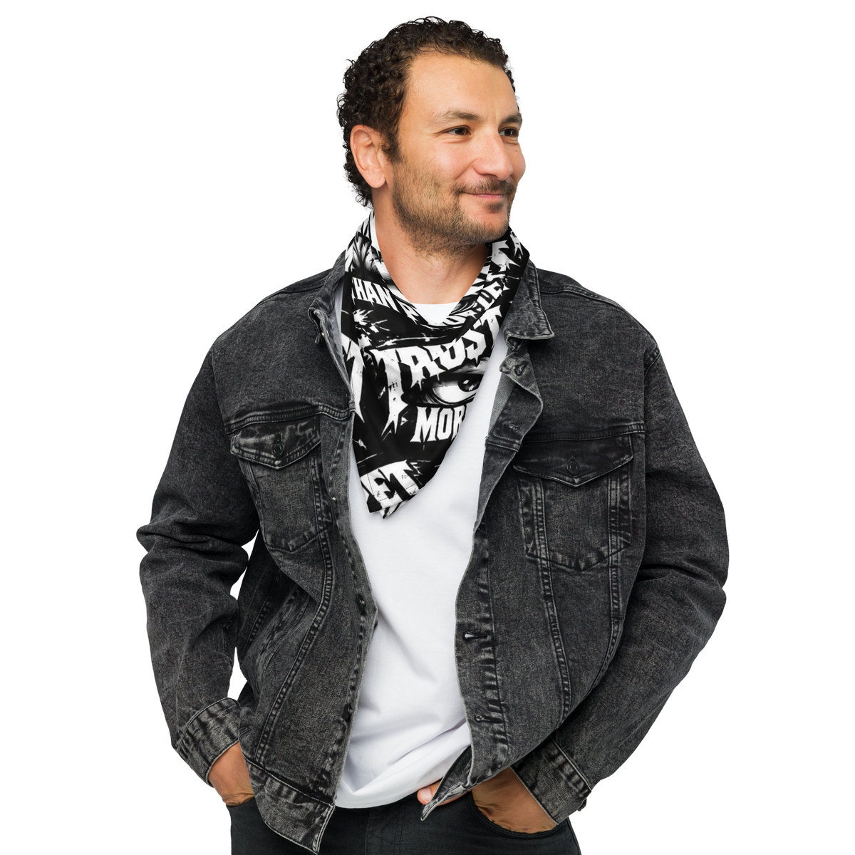 I Trust My Pet™ Matching All-Over Print Bandana, front view