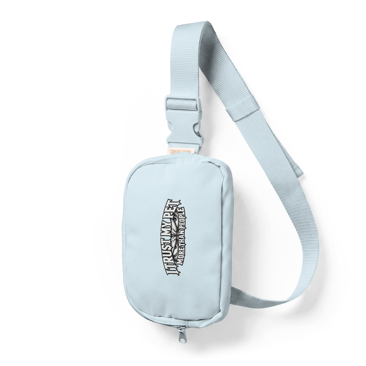 I Trust My Pet™ Nylon Sling Bag, front view