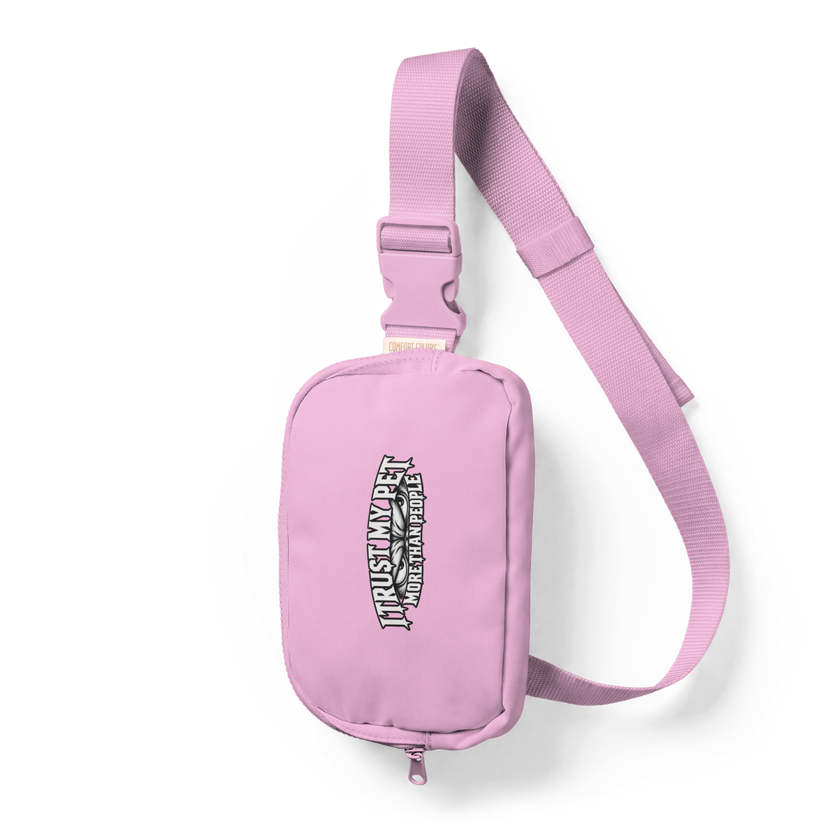 I Trust My Pet™ Nylon Sling Bag, front view