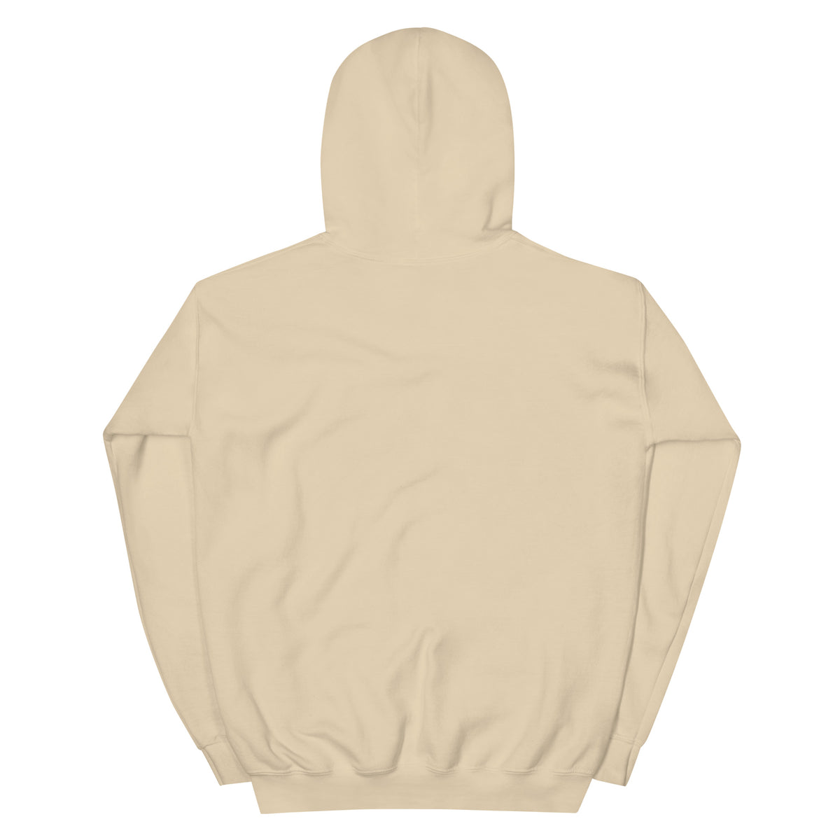 I Trust My Pet™ Chrome Rift Pullover Hoodie in Sand, back view